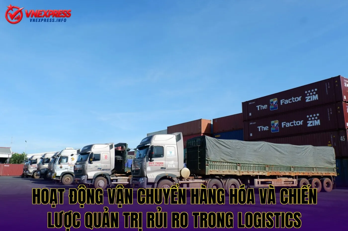 Hoạt động vận chuyển hàng hóa và chiến lược quản trị rủi ro trong logistics