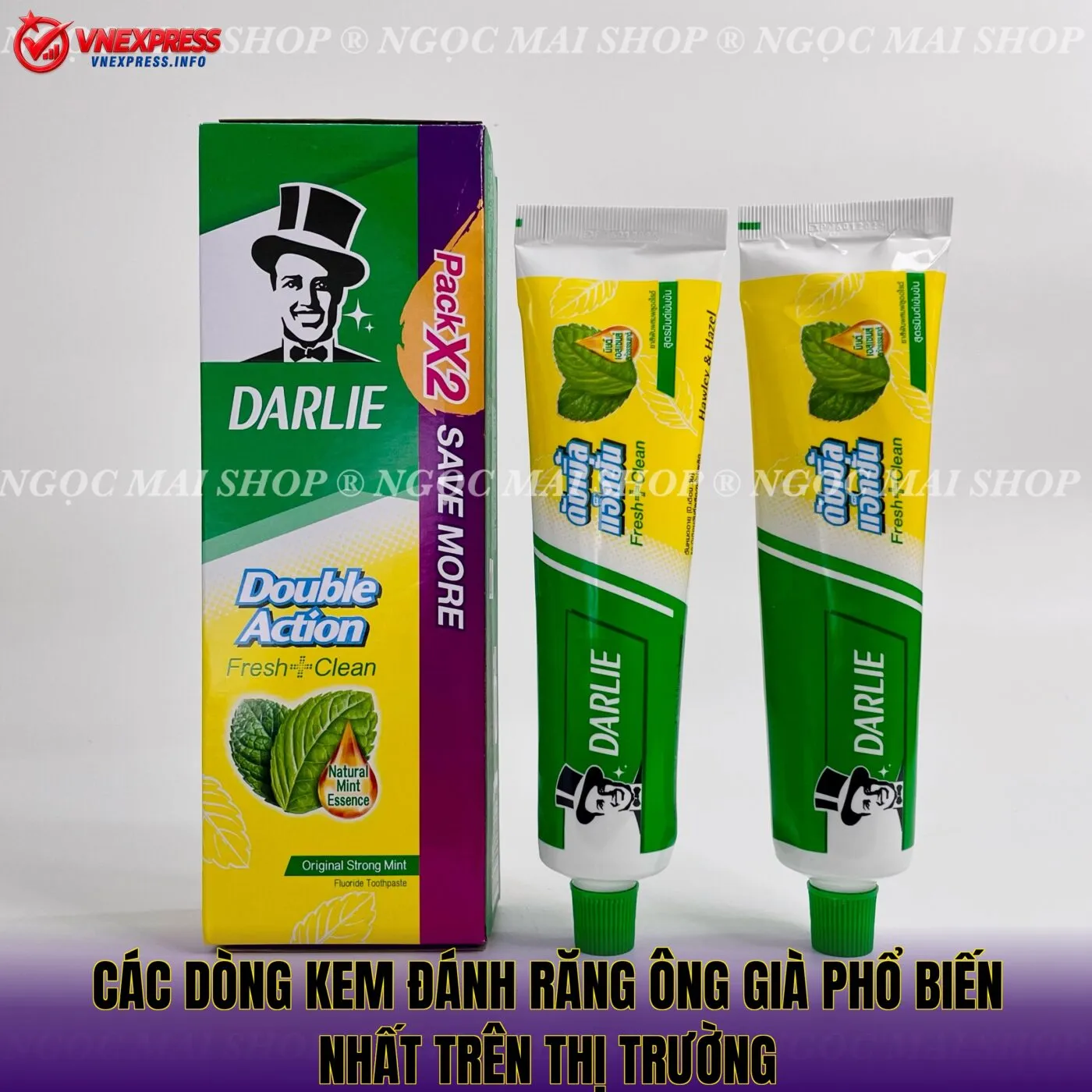 Các dòng kem đánh răng Ông Già phổ biến nhất trên thị trường