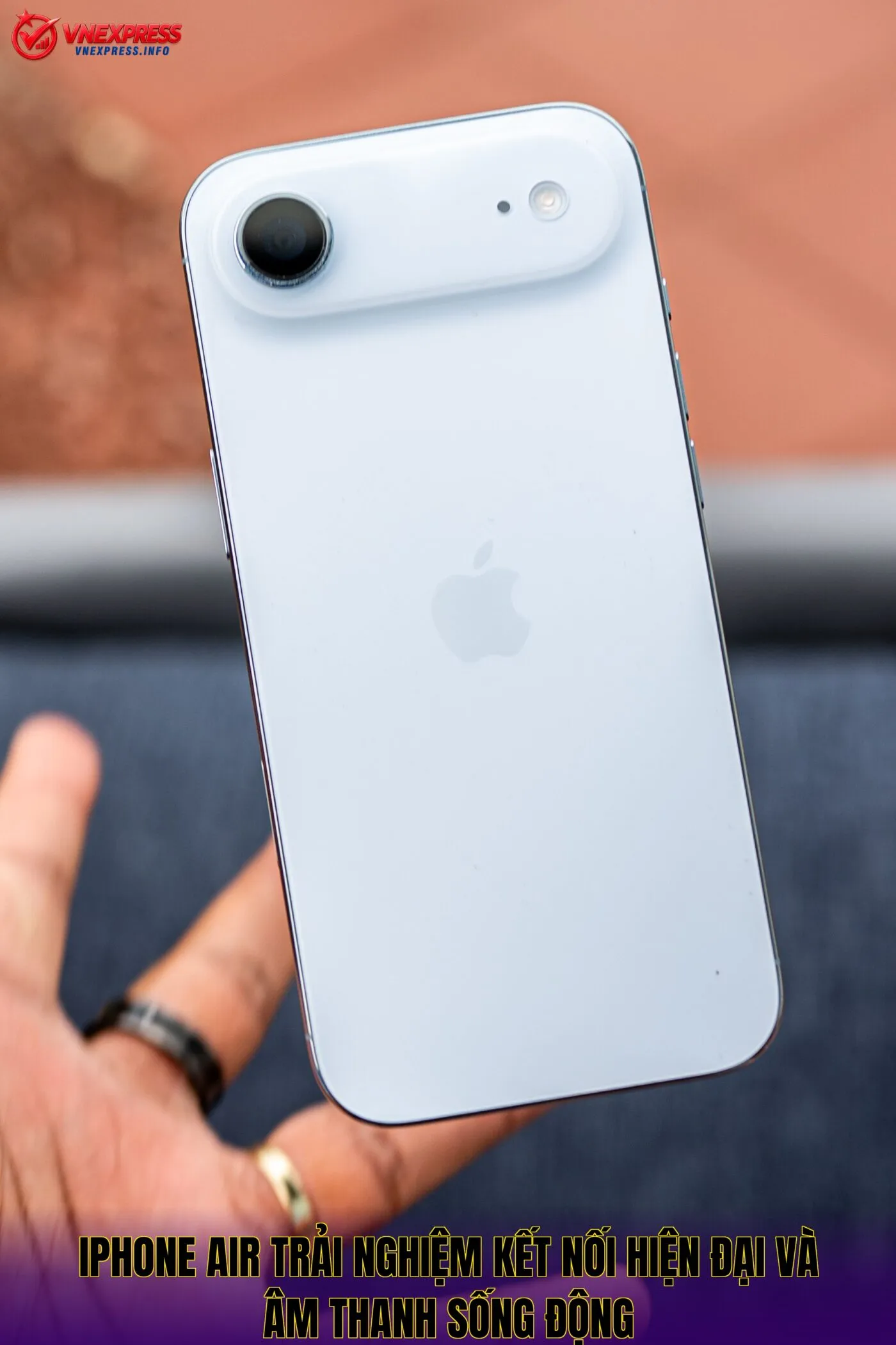 iPhone Air trải nghiệm kết nối hiện đại và âm thanh sống động