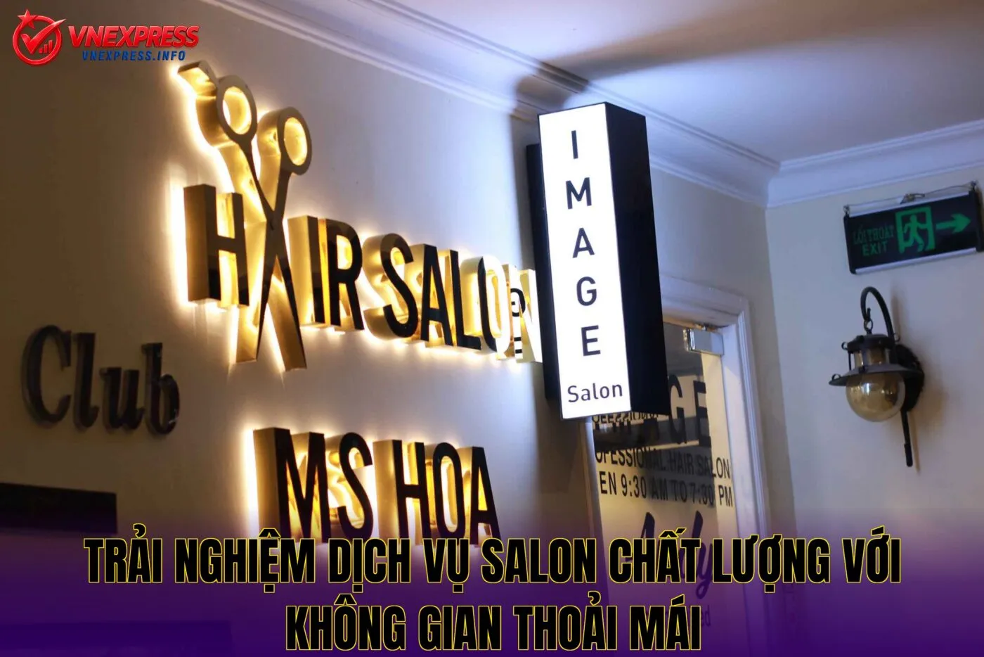 Trải nghiệm dịch vụ salon chất lượng với không gian thoải mái