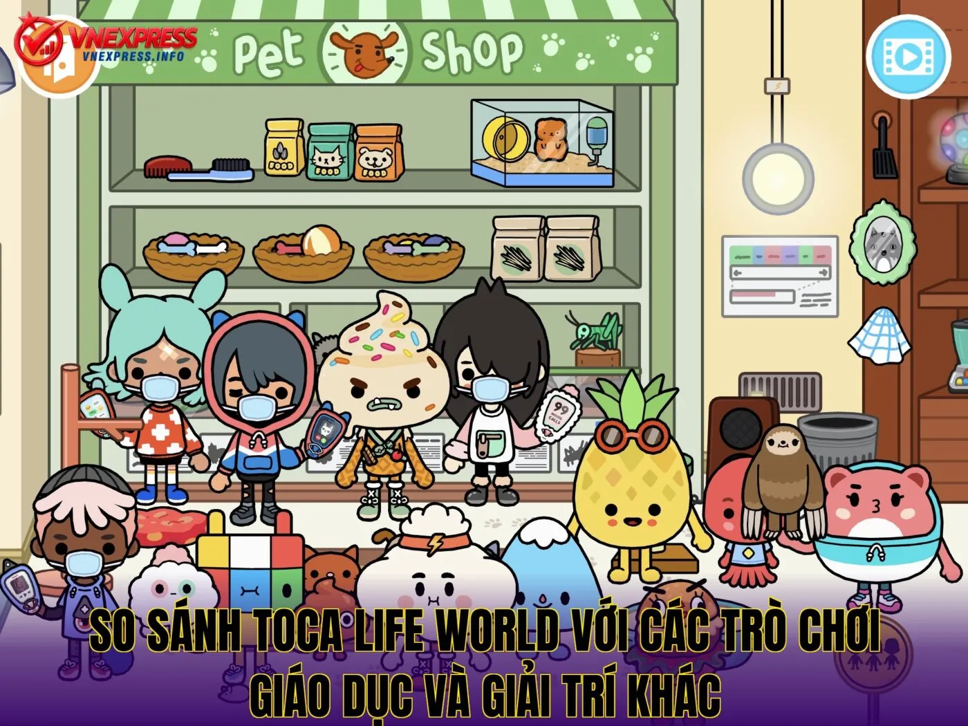 So sánh Toca Life World với các trò chơi giáo dục và giải trí khác