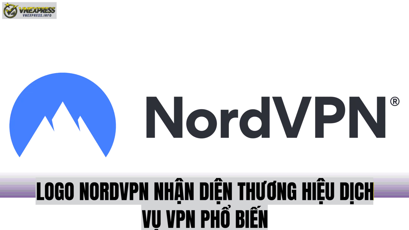 logo NordVPN nhận diện thương hiệu dịch vụ VPN phổ biến