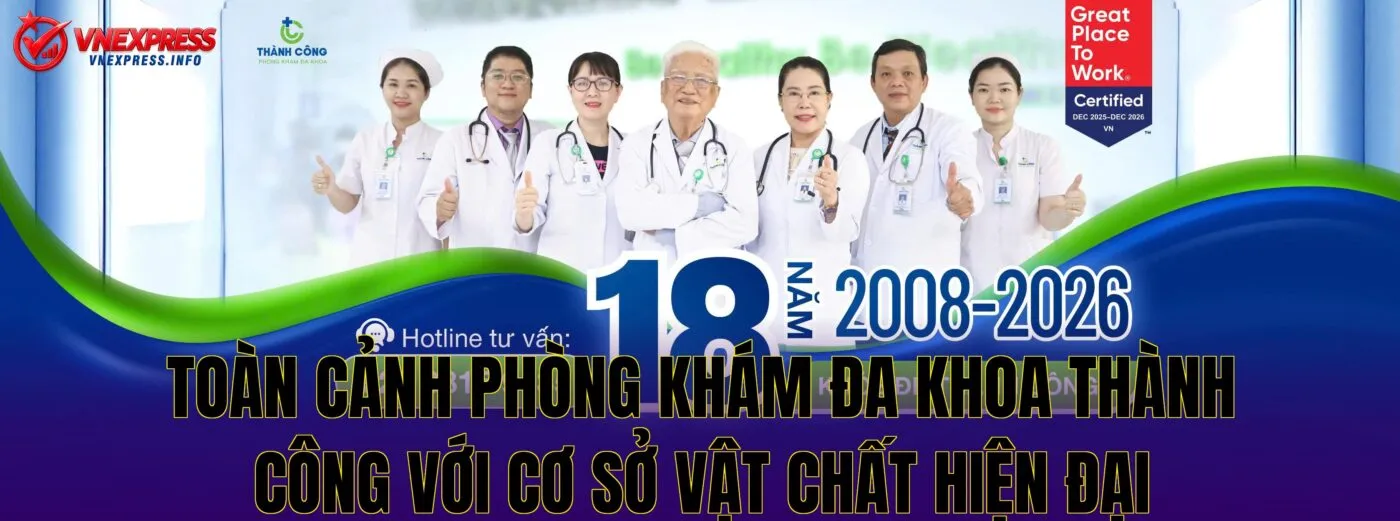 Toàn cảnh phòng khám đa khoa Thành Công với cơ sở vật chất hiện đại