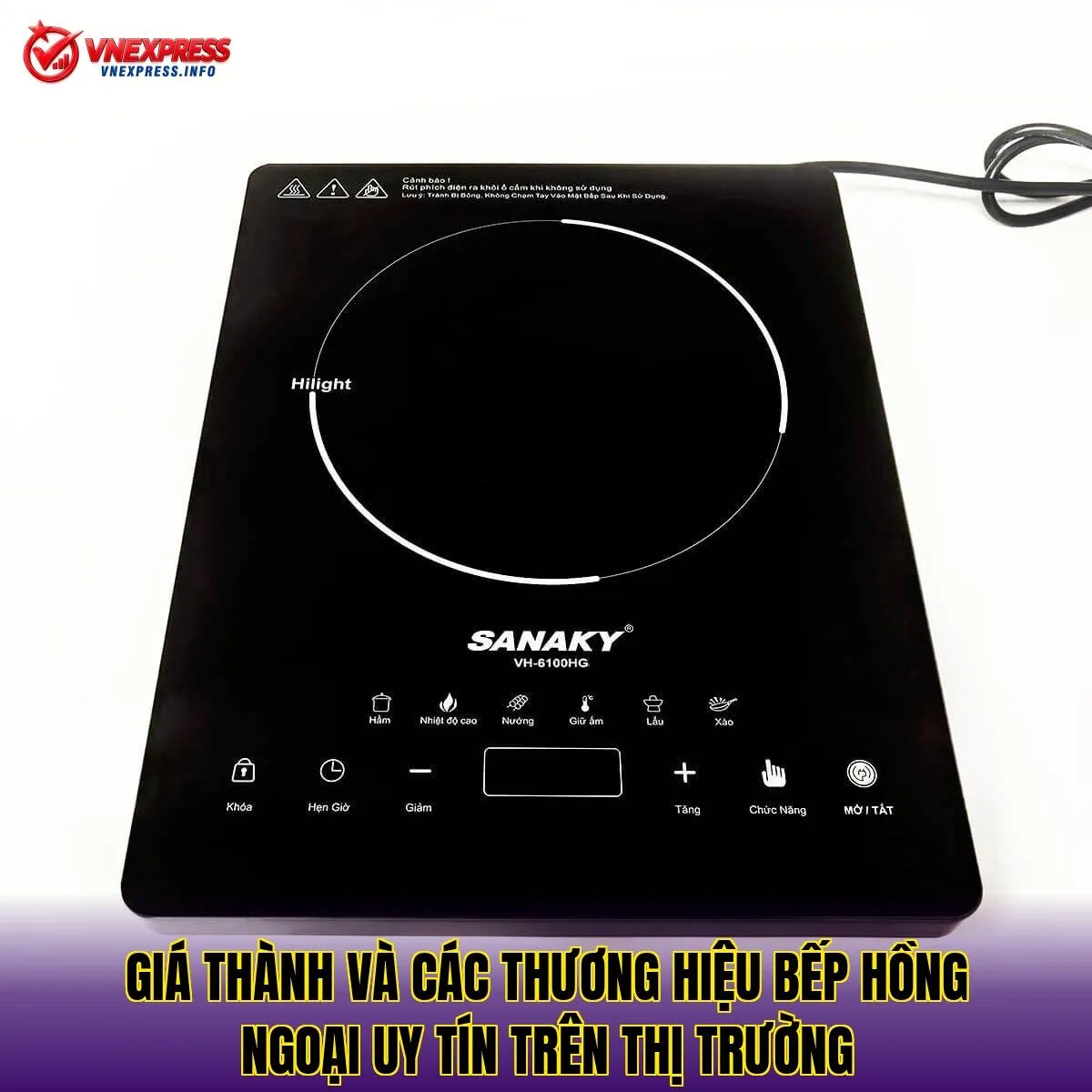 Giá thành và các thương hiệu bếp hồng ngoại uy tín trên thị trường
