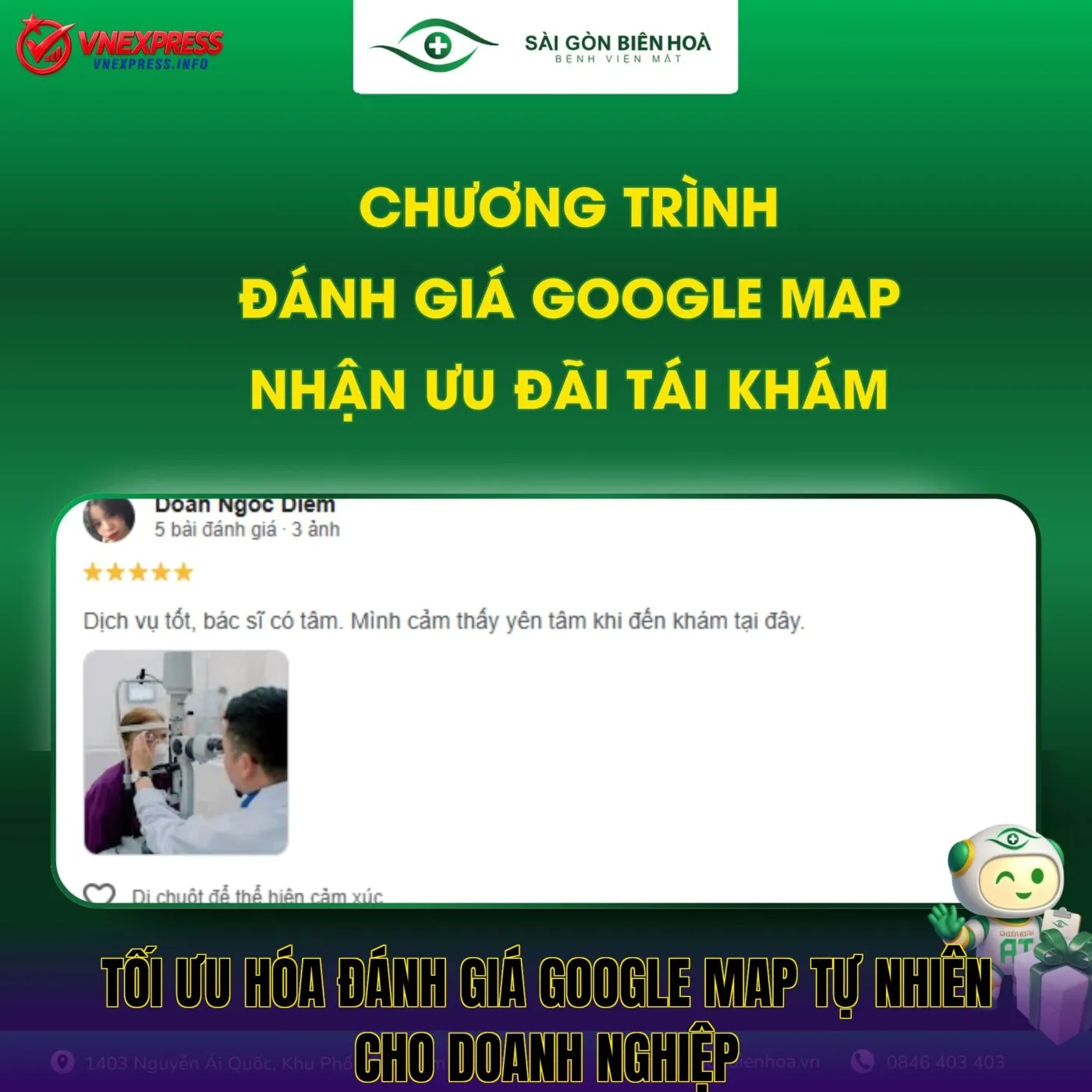 Tối ưu hóa đánh giá Google Map tự nhiên cho doanh nghiệp