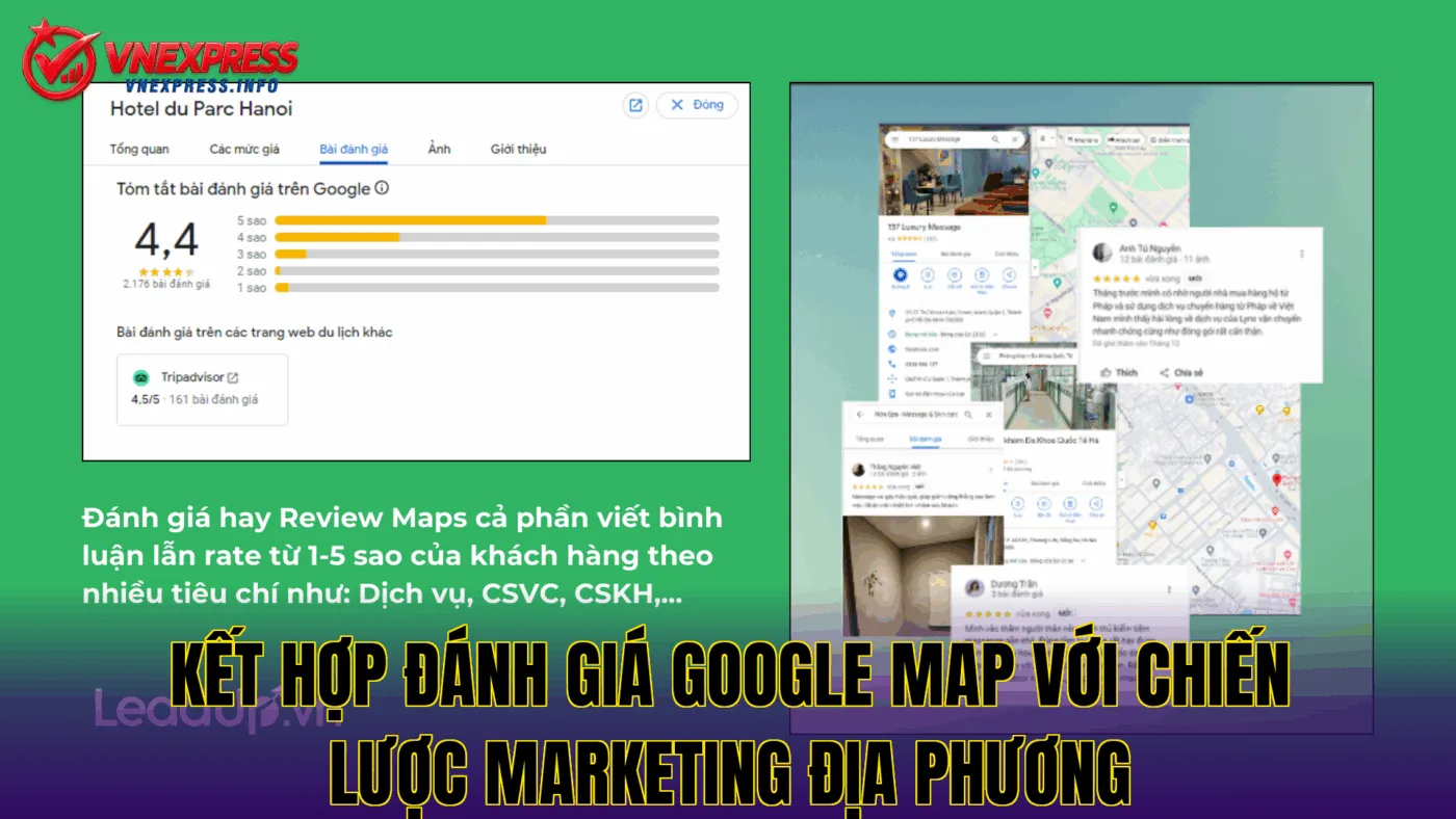 Kết hợp đánh giá Google Map với chiến lược marketing địa phương