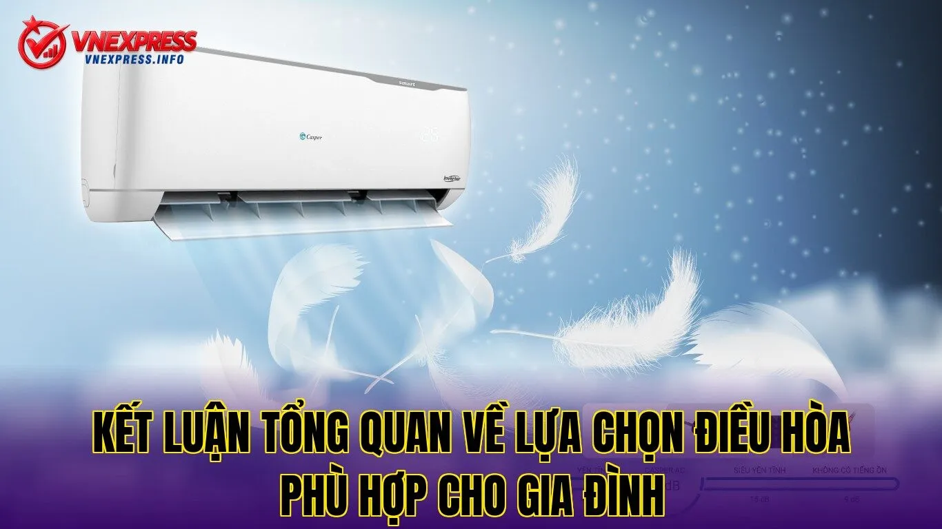 Kết luận tổng quan về lựa chọn điều hòa phù hợp cho gia đình