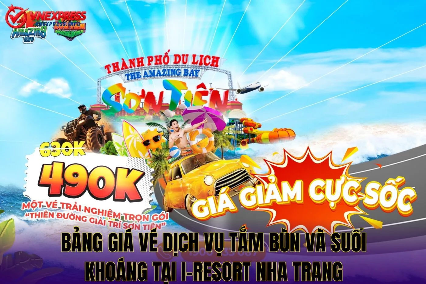 Bảng giá vé dịch vụ tắm bùn và suối khoáng tại I-Resort Nha Trang