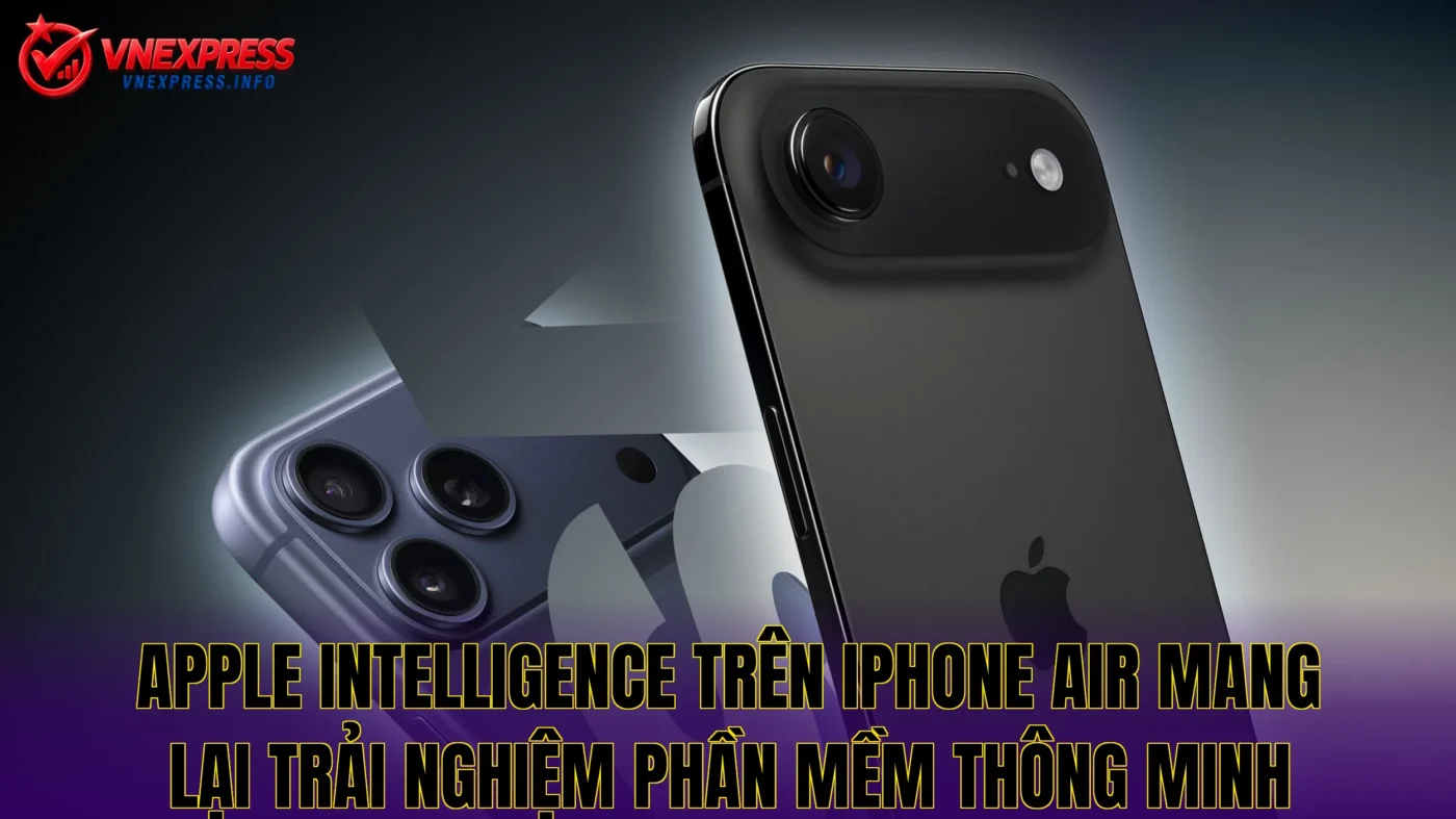 Apple Intelligence trên iPhone Air mang lại trải nghiệm phần mềm thông minh