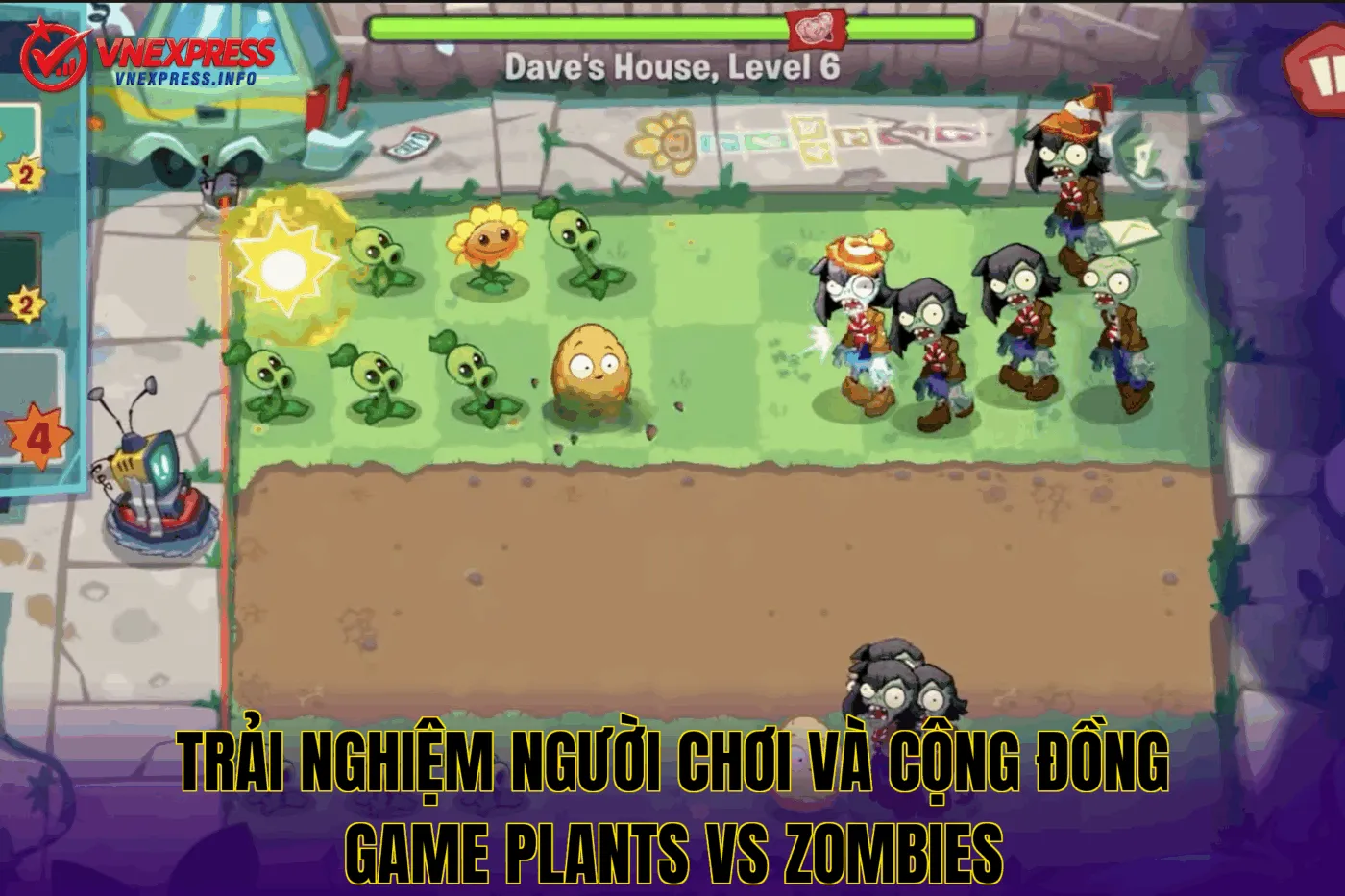 Trải nghiệm người chơi và cộng đồng game Plants vs Zombies