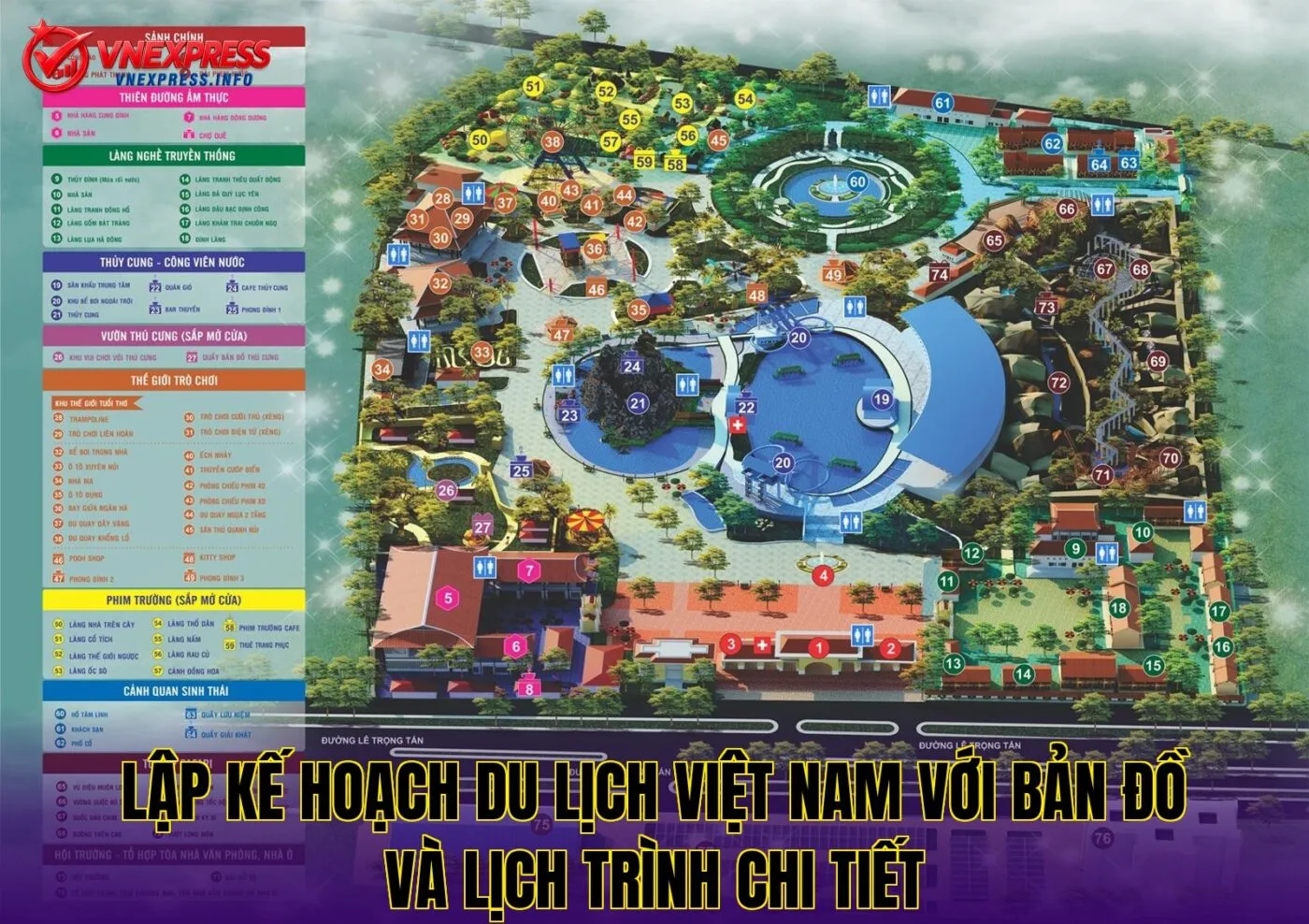 Lập kế hoạch du lịch Việt Nam với bản đồ và lịch trình chi tiết