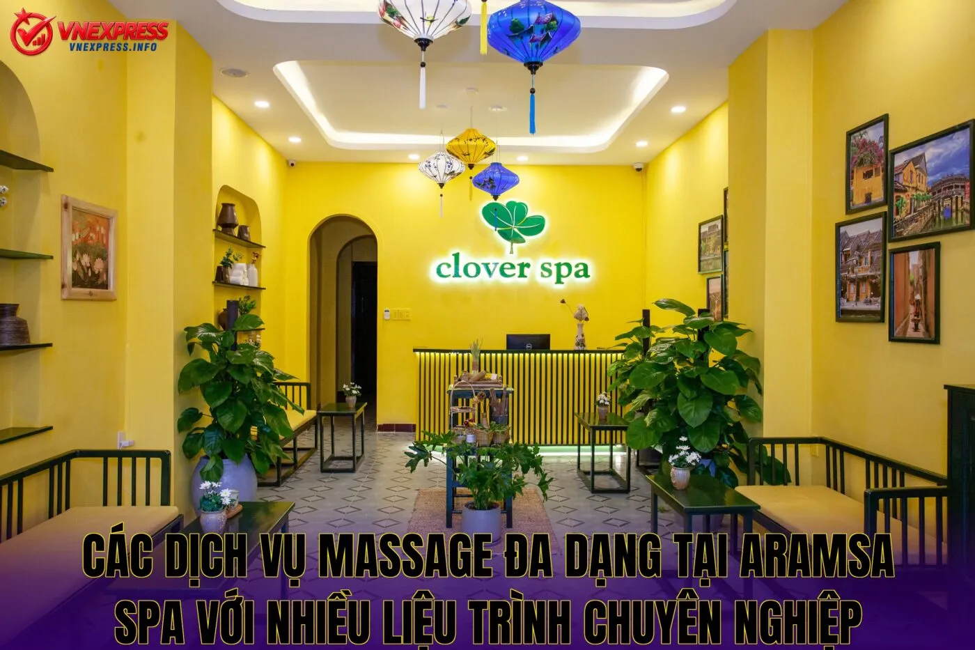 Các dịch vụ massage đa dạng tại Aramsa Spa với nhiều liệu trình chuyên nghiệp