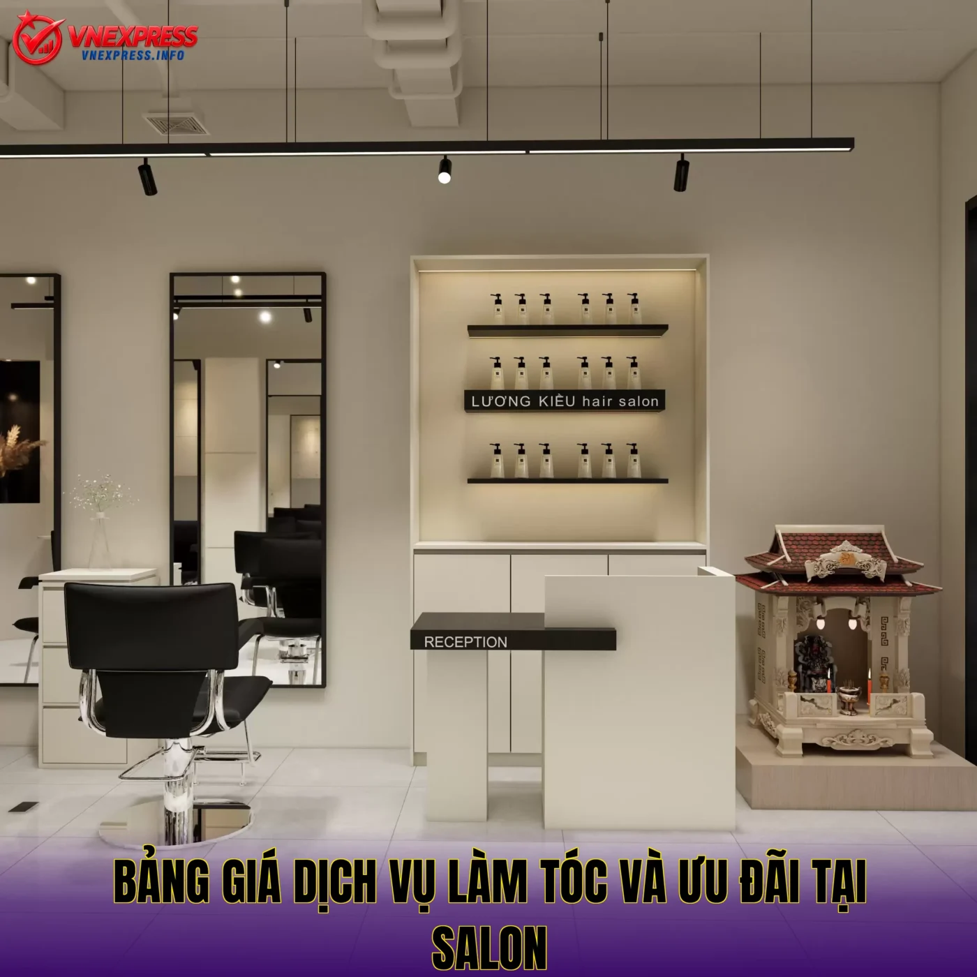 Bảng giá dịch vụ làm tóc và ưu đãi tại salon